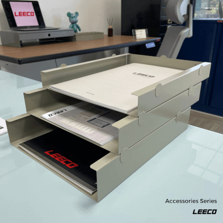 ที่จัดระเบียบเอกสาร LEECO DO-45 เทาอ่อน_6
